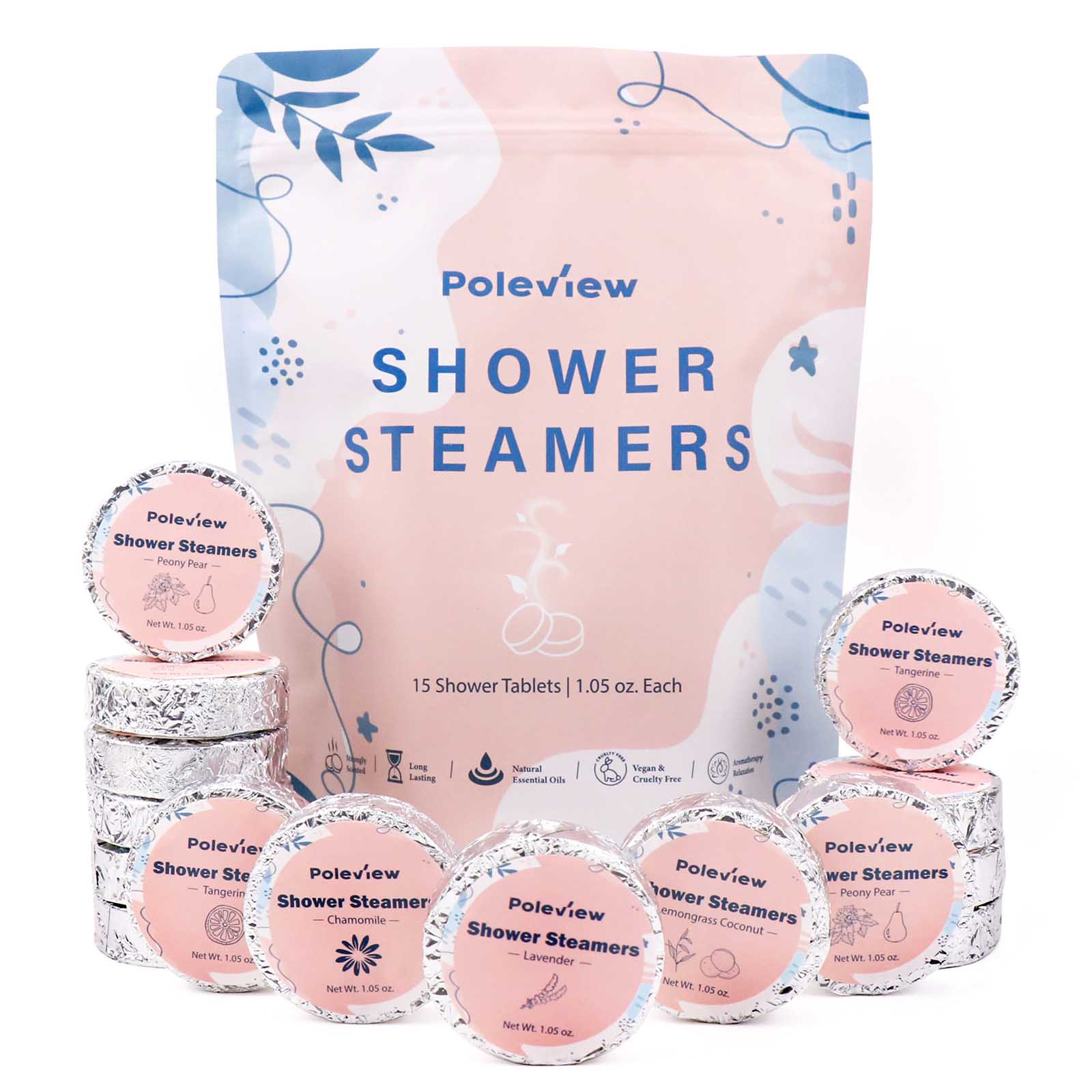 Organic Natural Shower Steamers